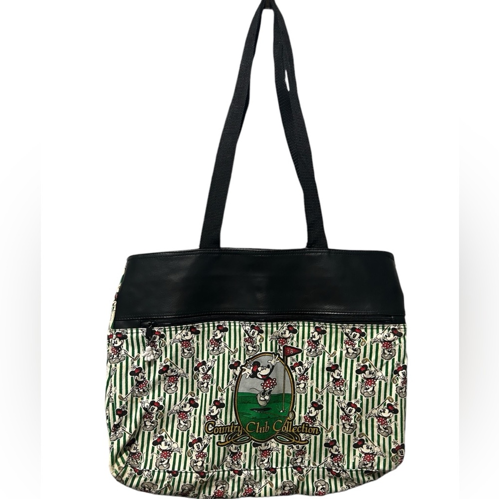Rare Vintage Mickey Limited Disney Country Club Mini Mouse Tote Bag